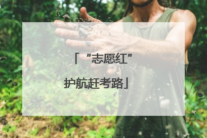“志愿红”护航赶考路