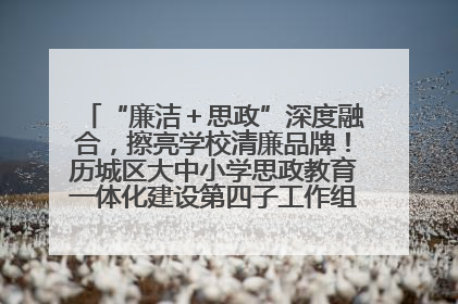 “廉洁＋思政”深度融合，擦亮学校清廉品牌！历城区大中小学思政教育一体化建设第四子工作组举行共建活动