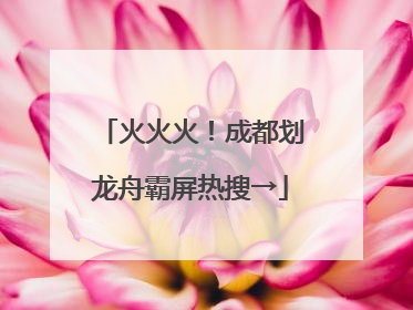 火火火！成都划龙舟霸屏热搜→