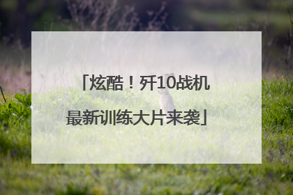 炫酷！歼10战机最新训练大片来袭