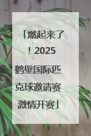 燃起来了！2025鹤壁国际匹克球邀请赛激情开赛