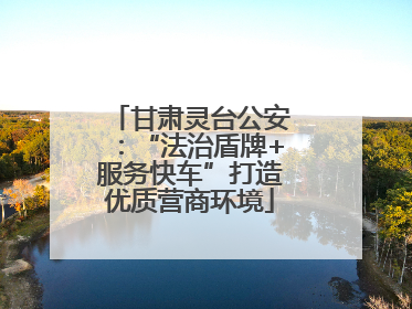 甘肃灵台公安：“法治盾牌+服务快车”打造优质营商环境