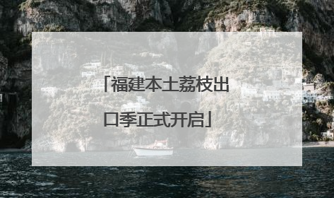 福建本土荔枝出口季正式开启