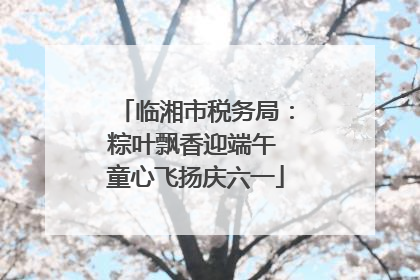 临湘市税务局：粽叶飘香迎端午 童心飞扬庆六一