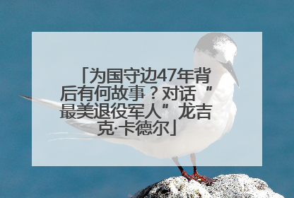 为国守边47年背后有何故事？对话“最美退役军人”龙吉克·卡德尔