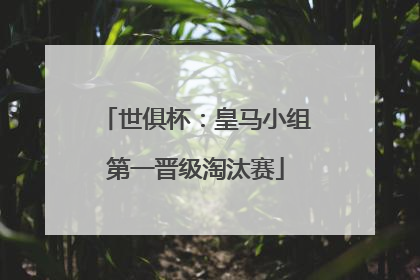 世俱杯：皇马小组第一晋级淘汰赛