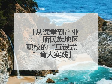 从课堂到产业：一所民族地区职校的“互嵌式”育人实践