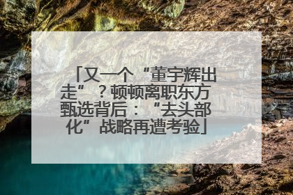 又一个“董宇辉出走”？顿顿离职东方甄选背后：“去头部化”战略再遭考验