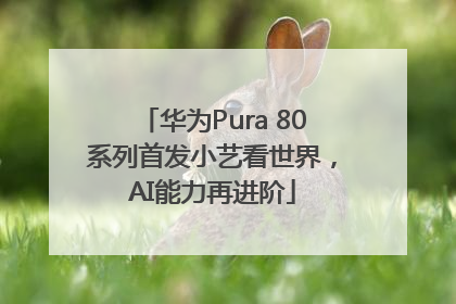 华为Pura 80系列首发小艺看世界，AI能力再进阶