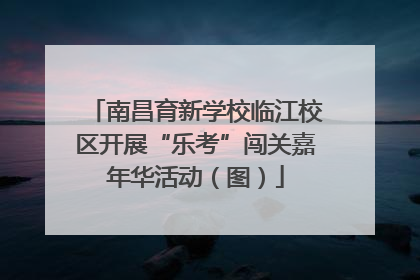 南昌育新学校临江校区开展“乐考”闯关嘉年华活动（图）