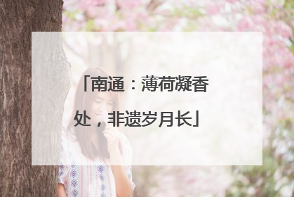南通：薄荷凝香处，非遗岁月长