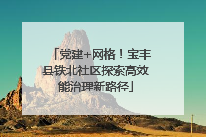 党建+网格！宝丰县铁北社区探索高效能治理新路径