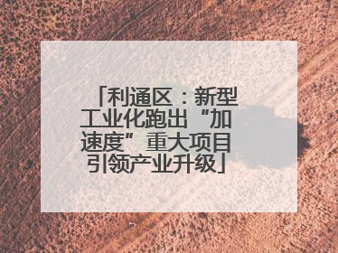 利通区：新型工业化跑出“加速度”重大项目引领产业升级
