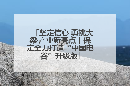 坚定信心 勇挑大梁·产业新亮点丨保定全力打造“中国电谷”升级版