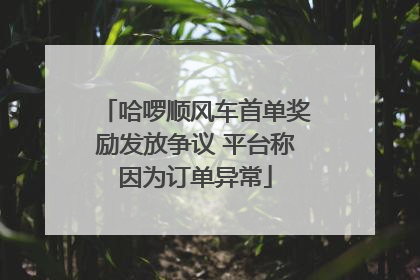 哈啰顺风车首单奖励发放争议 平台称因为订单异常