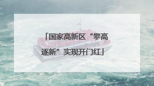 国家高新区“攀高逐新”实现开门红