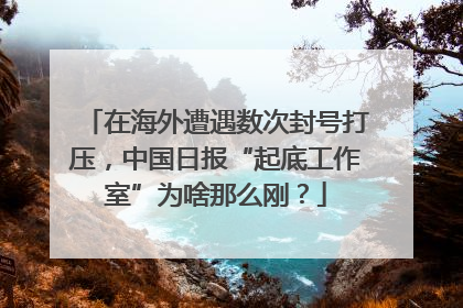 在海外遭遇数次封号打压，中国日报“起底工作室”为啥那么刚？