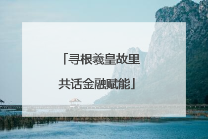 寻根羲皇故里 共话金融赋能