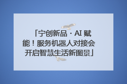 宁创新品・AI 赋能！服务机器人对接会开启智慧生活新图景