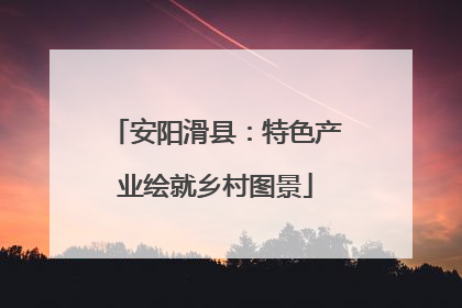 安阳滑县：特色产业绘就乡村图景