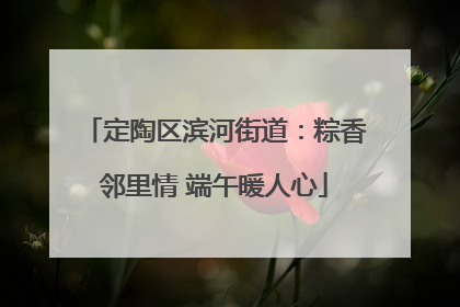 定陶区滨河街道：粽香邻里情 端午暖人心