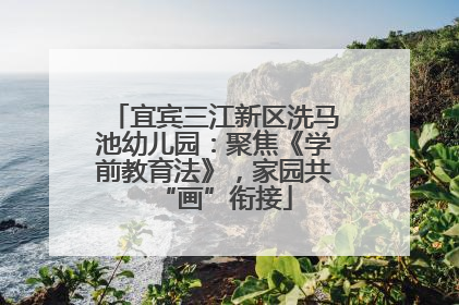 宜宾三江新区洗马池幼儿园：聚焦《学前教育法》，家园共“画”衔接
