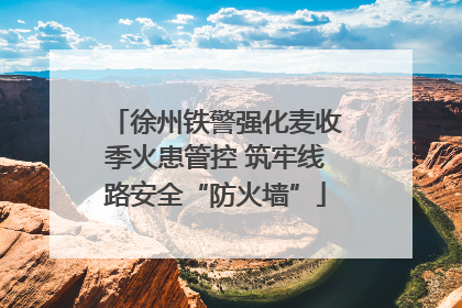 徐州铁警强化麦收季火患管控 筑牢线路安全“防火墙”