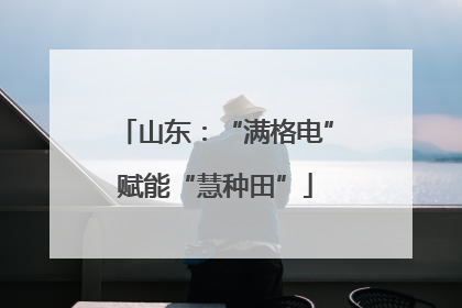 山东：“满格电”赋能“慧种田”