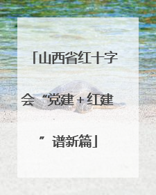 山西省红十字会“党建＋红建”谱新篇