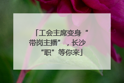 工会主席变身“带岗主播”，长沙“职”等你来