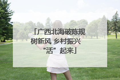广西北海破陈规树新风 乡村振兴“活”起来