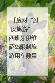 应对“过度旅游” 西班牙伊维萨岛限制旅游用车数量