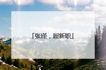 张瑾，履新职