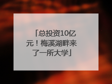 总投资10亿元！梅溪湖畔来了一所大学