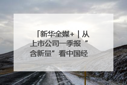 新华全媒+｜从上市公司一季报“含新量”看中国经济发展向“新”