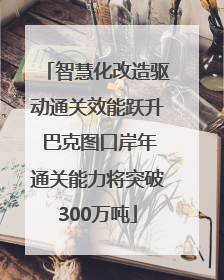 智慧化改造驱动通关效能跃升 巴克图口岸年通关能力将突破300万吨