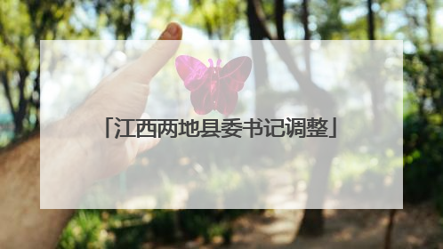 江西两地县委书记调整