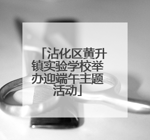沾化区黄升镇实验学校举办迎端午主题活动