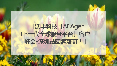 沃丰科技「AI Agent下一代全球服务平台」客户峰会-深圳站圆满落幕！