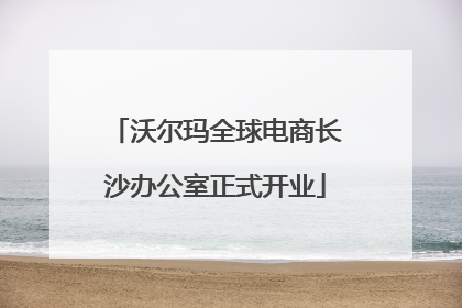 沃尔玛全球电商长沙办公室正式开业