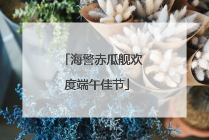 海警赤瓜舰欢度端午佳节