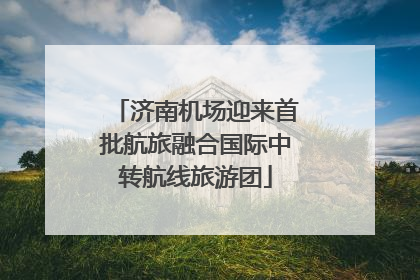 济南机场迎来首批航旅融合国际中转航线旅游团