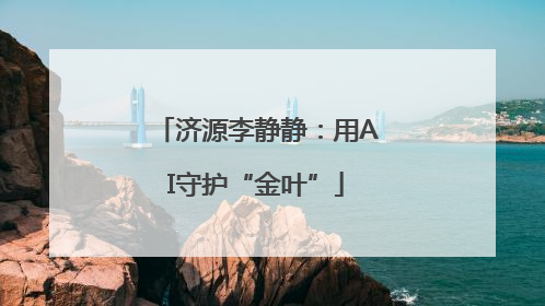 济源李静静：用AI守护“金叶”