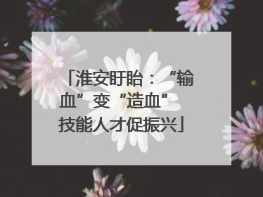淮安盱眙：“输血”变“造血” 技能人才促振兴