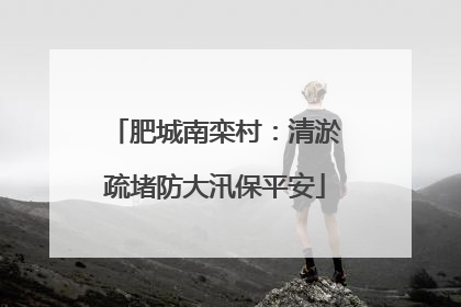 肥城南栾村：清淤疏堵防大汛保平安