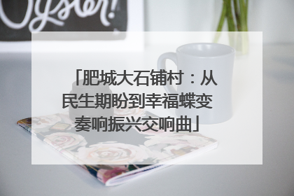 肥城大石铺村：从民生期盼到幸福蝶变奏响振兴交响曲