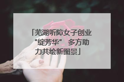 芜湖听障女子创业“绽芳华” 多方助力共绘新图景