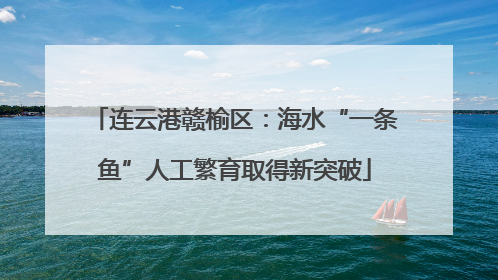 连云港赣榆区：海水“一条鱼”人工繁育取得新突破