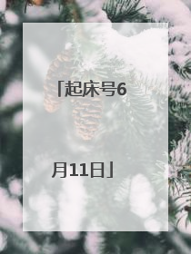 起床号6月11日