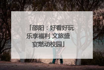 邵阳：好看好玩乐享福利 文旅盛宴燃动校园